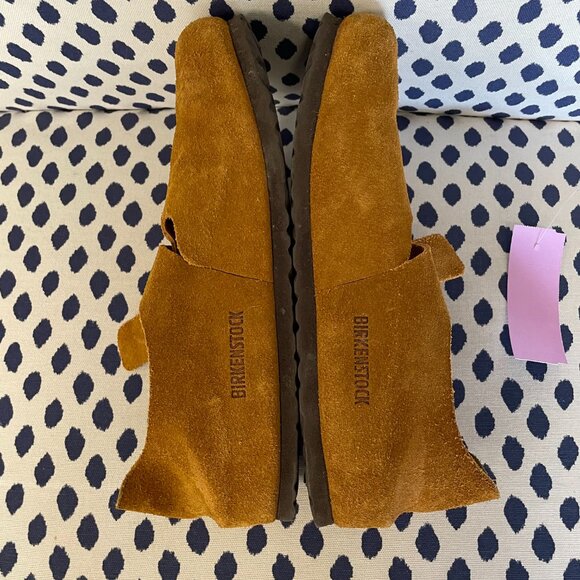 Birkenstock London Suede Clogs Shoes Size 37 - Picture 4 of 7